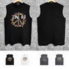 24ss summer new designer mens tank tops trendy brand fashion breathable and cool loose sleeveless t shirts ZJBAM063 butterfly wreath printed vest size S-XXL