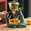 Teaware Sets Automatic Tea Set Lazy Full Semi-automatic Maker Glass Home Magnetic Teapot Senior Gift Giving High Quality Durable