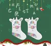 LED Unicorn Christmas Stocking Christmas Decoration Bag Sac cadeau Sac Candy Grand LED Light Christmas Sock Gift Sac Dhl 6913724