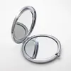 Feest gunst gepersonaliseerd bruiloft gegraveerd metalen compact spiegelcadeau voor gast op maat gemaakte zakmake -upbetrokkenheid
