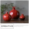 Vaser keramisk granatäpple vas skrivbord blomma insats hem krukor ornament liten keramik kinesisk stil container
