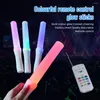 Party Decoration LED Light Stick Concert Bar Glow Remote Control Nyckelfält Färgförändringssvar
