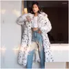 Women'S Fur Faux Womens Winter Leopard One-Piece Coat Long Suit Collar Imitation Mink Drop Delivery Apparel Clothing Outerwear Dhhtv