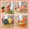 Decorative Figurines Vegetables Peeler Suitable For Home Red Glass Ornaments Crafts Christmas Stockings Decorations Ornament Decor