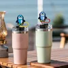 Other Table Decoration Accessories Penguin St Er For Cups Ers Dust-Proof Protector Topper Reusable Drinking Tips Lids Sile Stopper Tum Otbnx