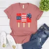 T-shirt pour femmes T-shirt American Family Aesthetics Top Hip Hop Graphic Print Y2K Tops Vintage Punk T Casual Strtwear Short Slve TS Y240509