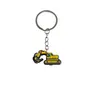 Key Rings Excavator 12 Accessoires de chaîne Keychain pour sac à main et cadeau de voiture Gift Saint Valentin Ring Boys Party Fave