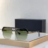 Flat Top Sunglasses Black Gold Green Gradient Men Designer Sunglasses Women Summer Shades Sunnies Lunettes de Soleil UV400 Eyewear