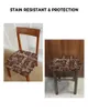 Chair Covers Retro Style Farmhouse Coffee Seat Cushion Stretch Dining Cover Slipcovers For Home El Banquet Living Room