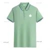 Designer Polos herrar polo t shirt man t shirt orm bin kort ärm broderi mode lyx polo casual män polo svart vit hög kvalitet brev kläder 897