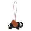 Candy Color Pu Leather Elephant Model Keychain Key Chains Ring Holder Fashion Designe Keychains for Porte Clef Gift Men Women Car Bag Pendant Accessories No Box