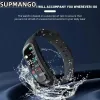 C1 Smart Watches Waterproof Fitness Tracker RealTime Monitoring Multifunktionell sportarmband för Android iOS Unisex