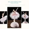 Figurines décoratives Creative Ballerina Music Box Romantic Color Swan Lake Dancing Girl With Feather Jirt Birthday Gift For Kids Rotation