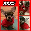 Hundklädstorlek XXXS/XXS/XS TEACUP CHINHUAHUA TREATER Valp Varm stickad jumper Vinterdräkt katt hoodie kläder för Yorkie maltese