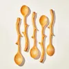 Coffee Scoops Wooden Spoon Cooking Utensils Spoons Chinese Style Stirring Bamboo Flatware Soup