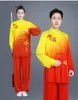 Roupas étnicas 2024 Tai chini chi wushu gradiente colorido artes marciais Treinamento Tops Pants Defina esportes matinais de caminhada ao ar livre