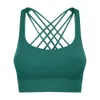 Lu Sport Bra Lemon LL 2024 Sexy Women Cross Cross Cross Tops Sports Vest Tank Gym Gym Braine Atrenamiento de la mujer Topas de tanques