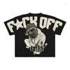 Męskie koszulki T koszule Y2K HARAJUKU Koszulka Mężczyzn Hip Hop Gothic Graphic Print OversizeSed Cotton Tshirt Punk Krótkie rękawowe streetwear Casua otxqi