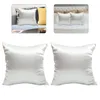 Pillow 2 Pcs Imitation Silk Pillowcase Satin Throw Cover Faux Covers Sofa Square Euro Sham Silky For