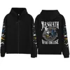 Męskie bluzy bluzy Basgia War Academy Zipper Płaszcz Hoodie czwarte skrzydło Dragon Knight Zamek For dla fanów książki Unisex TOP Prezent2405