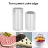 Baking Moulds 2Pcs 8/10cm Cake Mold Film Transparent Rolls Mousse Acetate Sheets Chocolate Candy Wrapping Tape Strip Decorat