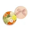 Dekorativa blommor presentförpackning Bukett Flower Round Soap Roses Valentine's Day Small Artificial