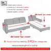Stol täcker elastiskt soffa täckning för vardagsrum stretch kudde justerbar säte utdragbar avslappnad fåtöljchais
