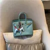 2024 sac Platinum crocodile fourchette grain de vache tempérament portable une épaule diagonale de la vache de vache femme PN82