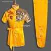 Abbigliamento etnico 2024 Cinsetto cinese Wushu Vestiti di costumi di arti marziali guerrieri