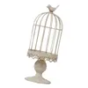 Bandlers 1pc Bird Cage en forme de chandelier créatif en fer Créateur Decor Home Decor Beige