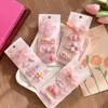 Haarzubehör 4pcs/set süße Baby -Mädchen Haarklammern rosa Spitzen Bogen Blume Haarnadel Korean Liebe Herz Kaninchen Barrette Kopfbedeckung Kinder Haarzubehör Accessoires