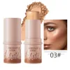 Hellokiss High Light Cosmetic Stick tredimensionell ansiktskonturpulver Blusher Multifunction Makeup Stick Bronzer