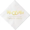 Party Favor 20pcs Mr Mrs Cocktail Serwetki wewnętrzne ogród na świeżym powietrzu