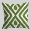 Pillow Silk Plow Cases Spring Green Retro Geometric Throw Cover American Style Garden Coastal Pillows Decorative