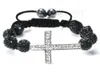 billig!NEU! 10 mm schwarze Mikro -Pave -CZ Disco -Kugel -Perlen Armreifen Omn Frauen Crystal Shamballa Armband Schmuck Großhandel Hotsale5621359