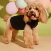 小型犬用の犬のアパレルペットセーター居心地の良いスタイリッシュな蝶番の装飾暖かい冬の犬/猫ベストソフト通気性