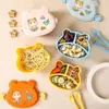 Обеденная посуда 1 Set Lunch Box Микроволновая печь сейф двойной слой большие мощности.