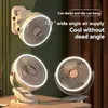 Clipon Small Fan Student Dormitory Bed Clip Night Light Clip Desktop USB Carico Pianellino Soffitto 240424