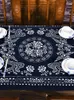 Настольная ткань Wuzhen Blue Printed Tablecloth Tablece Table Все хлопковое телевидение кофейное пыль