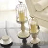 Candle Holders Home Decor Modern Simple Bird Cage Shaped Bedroom Wedding Gifts Iron Art For Table Holder Candlestick Restaurant Cafe