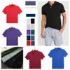 Herren T -Shirts Polos Sommer kleines Pferd Krokodil Stickerei