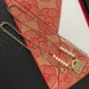 Inlay diamanten lettertas hangers ontwerper kettingen merk sieraden hanger choker verjaardagsfeestje geschenken hoge textuur goud koperen parel ketting