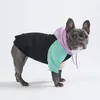 高級デザイナーペット服ドッグシャツファッショントライアングルプリント犬猫パーカープルオーバーウォームパーカーニットセーターシュナウザーペットジャケットフレンチブルドッグフローラルフラミンゴ