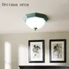 Ceiling Lights American Pastoral LED Light Bedroom Balcony Aisle Child Room Modern Simplified Dome