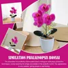 Декоративные цветы искусственное цветочное фалаенопсис искусственная орхидея декор моделируем