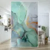 Adesivi per finestre Luce di lusso Abstract Glassato in vetro statico Decal adesivo per bagno bagno cucina Toilette scorrevole Decorazione della porta