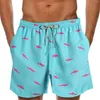 Heren shorts 2024 Zwem snel droog strandbord met mesh voering 7 inch binnenlandse badpakken heren zwembroek