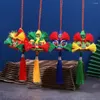Figurines décoratines Festival de bateau dragon en forme de tigre Sachet style chinois Ay tsao Sac à parfum Pendent Anti-Mosquito Natural Sodel parfumé