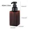 Dispensateur de savon liquide 250/450 ml de bouteille en mousse carrée PETG PRESS PRESSE LAVE LEV MORDIATION HAND