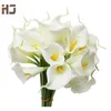 Calla Lily 2015 Artificial Flower Pu Real Touch Home Decoration Fleurs 30pcs Lot Wedding Bouquet XZ 014 DÉCORATION FLOWERS4246888